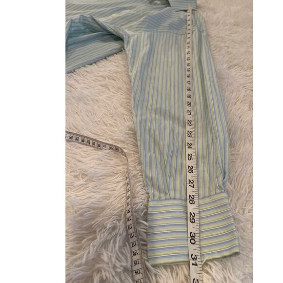 NAUTICA Dress Shirt Button-up Long Sleeves Men Sz 16 1/2 34/35 Slightly Used - Picture 6 of 8